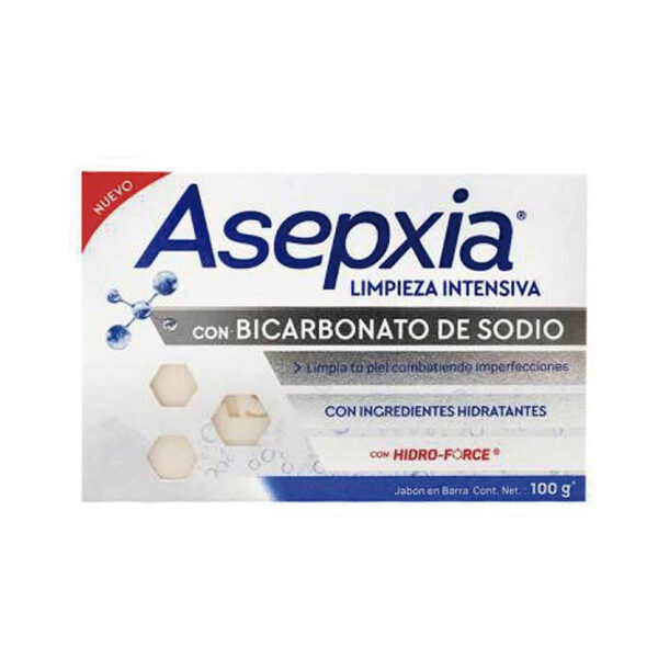 JABON ASEPXIA BICARBONATO 100 GRAMOS