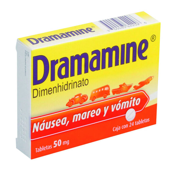DRAMAMINE 50 MG 24 TABLETAS