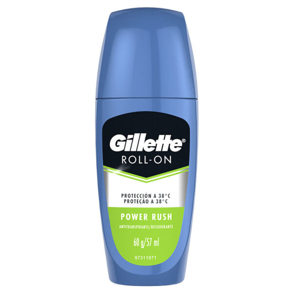 DTE GILLETTE ROLLON POWER RUSH 60 GR H