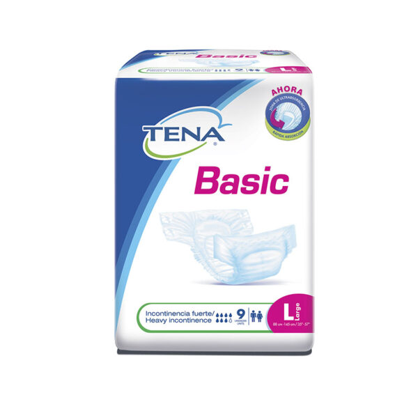 PAN.TENA BASIC GDE.TIPO TELA 9 UDS