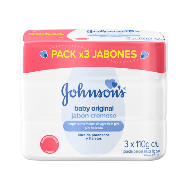 3 JABON JJ BABY ORIGINAL 110 GR
