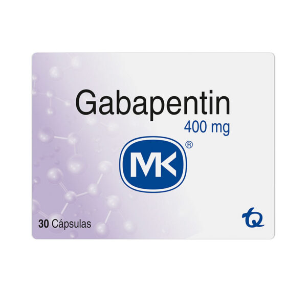 GABAPENTIN 400 MG 30 CAPSULAS MK
