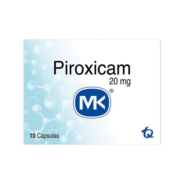 PIROXICAM 20 MG 10 CAPSULAS MK