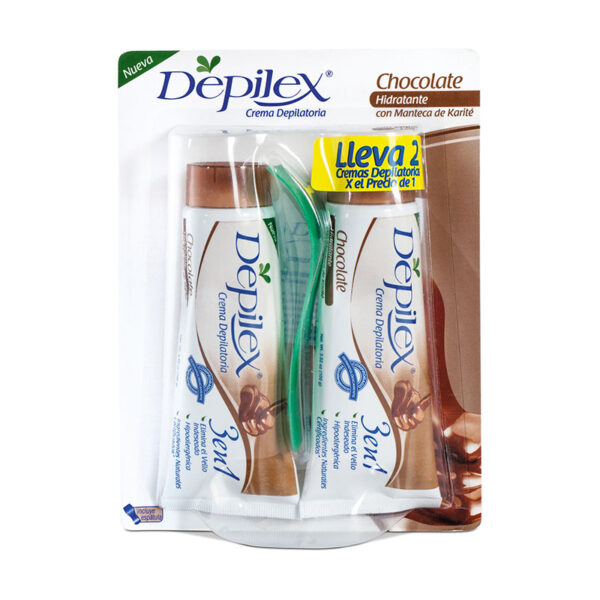 CRE.DEPILEX 3EN1 CHOC.HIDRATANTE 100 2X1