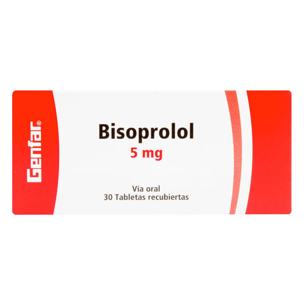BISOPROLOL 5 MG 30 TABLETAS GF(M)17484