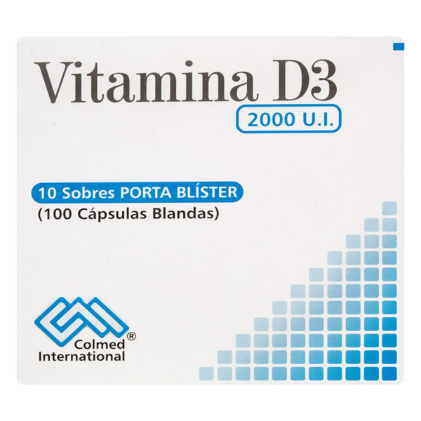 VITAMINA D3 2000 UI 100 CAP 10 SBS PC