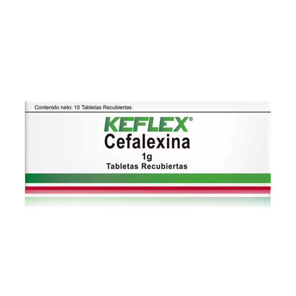 KEFLEX 1 GR 10 TABLETAS (M)