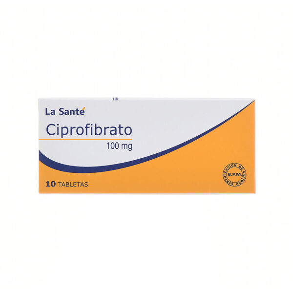 CIPROFIBRATO 100 MG 10 TABLETAS LS