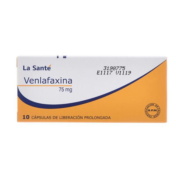 VENLAFAXINA 75 MG 10 CAPSULAS LS