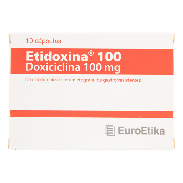 ETIDOXINA 100 MG 10 CAPSULAS