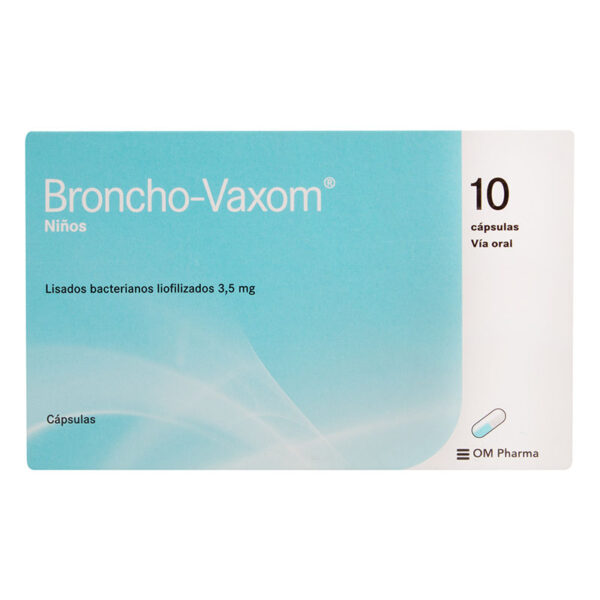 BRONCHO-VAXOM NINOS 10 CAP. (3%+)(PAE)