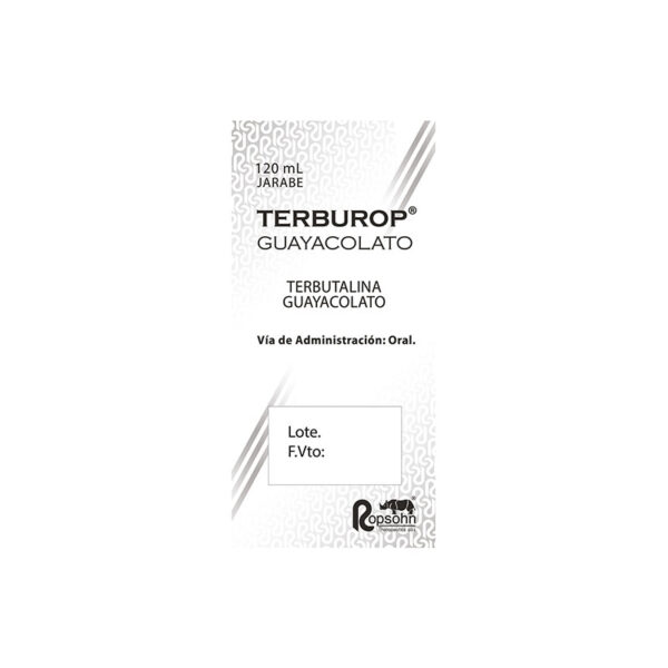 TERBUROP GUAYACOLATO JARABE 120 ML