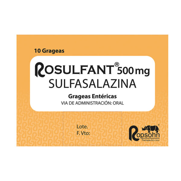 ROSULFANT 500 MG 10 GRAGEAS ENTER.(PMP)