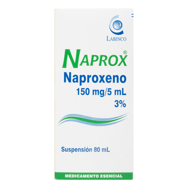 NAPROX 150 MG (NAPROXENO) SUSPENSION 80 ML
