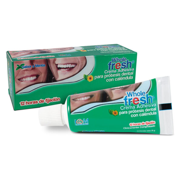 CRE.ADHESIVA WHOLE FRESH MENTA 25 GR