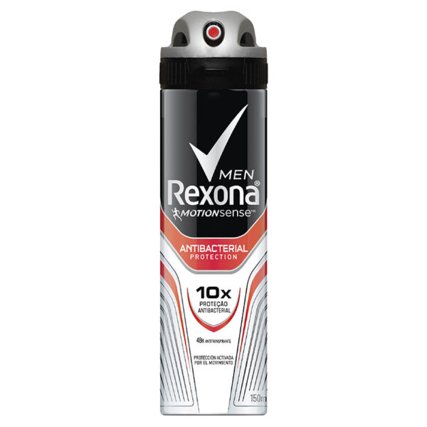 DTE REXONA SPRAY ANTIBACTERIAL 150 ML H