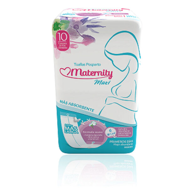 TOALLA MATERNITY POSPARTO MAXI 10 UDS