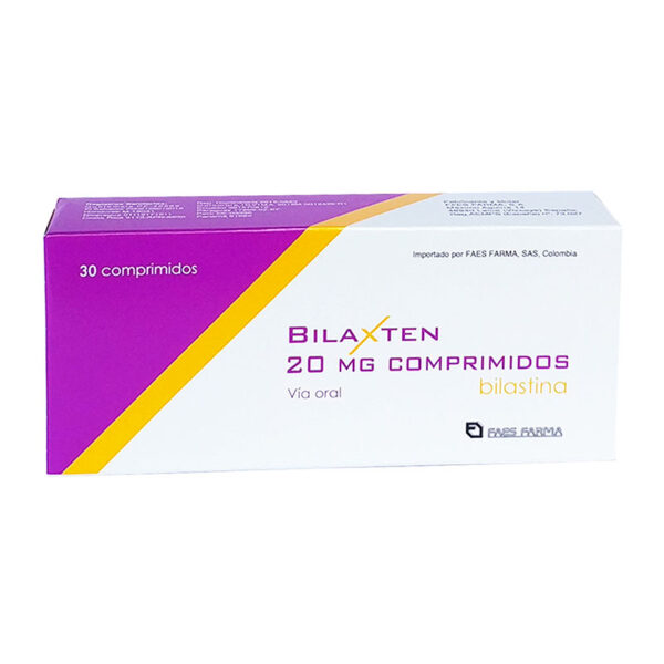 BILAXTEN 20 MILIGRAMOS 30 COMPRIMIDOS(A)